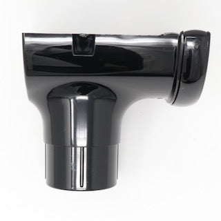 FloPlast uPVC 112mm Black Stopend Outlet