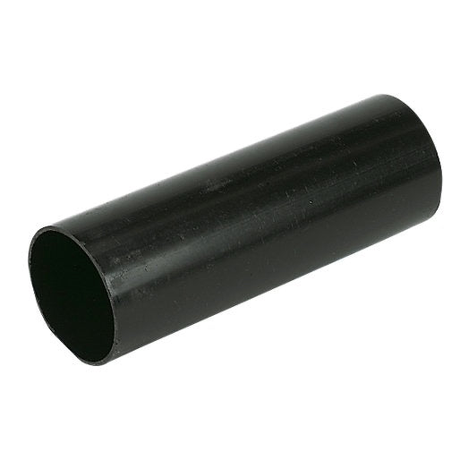 FloPlast uPVC 68mm Black Downpipe - 4m